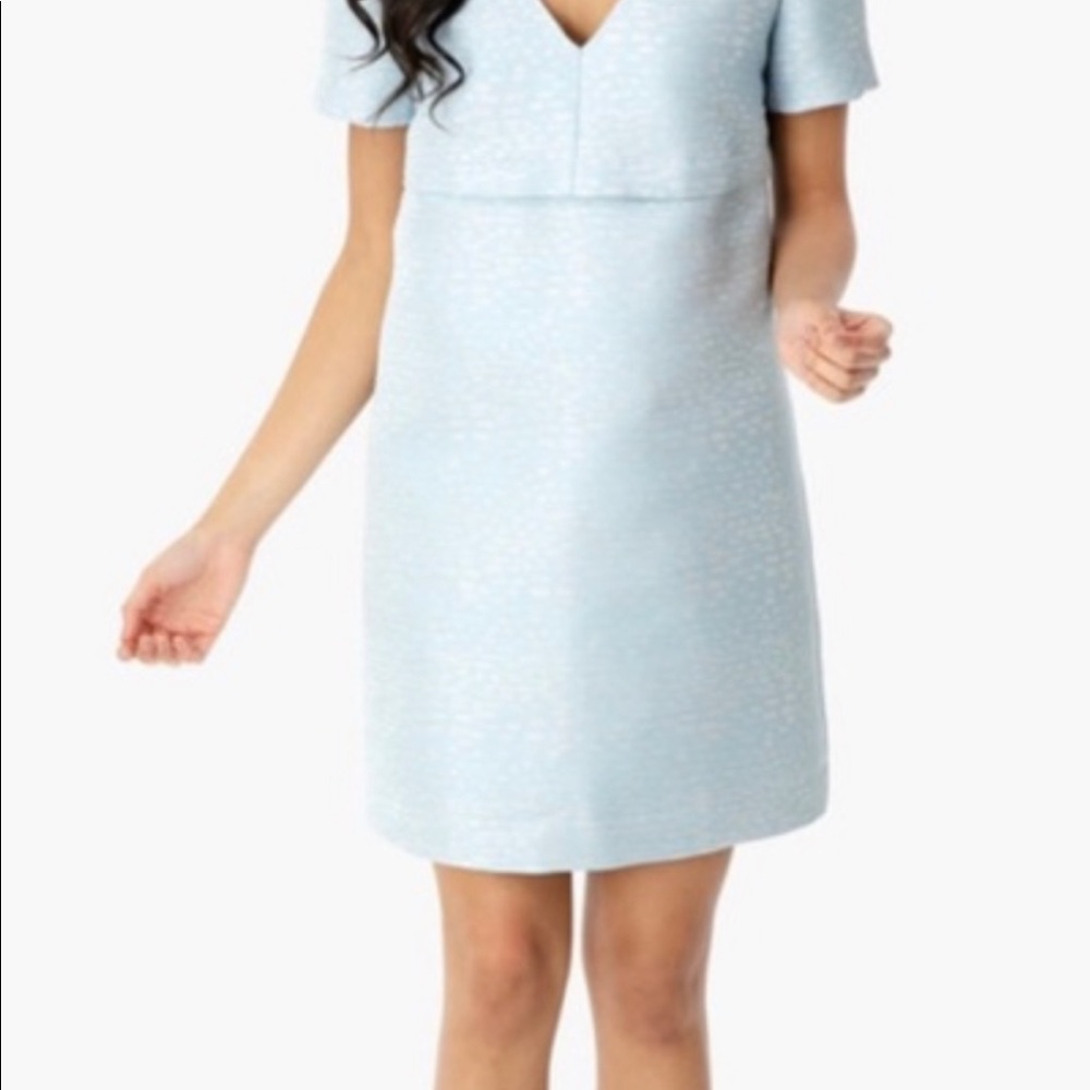 Tuckernuck Ice Blue Caroline Dress EUC